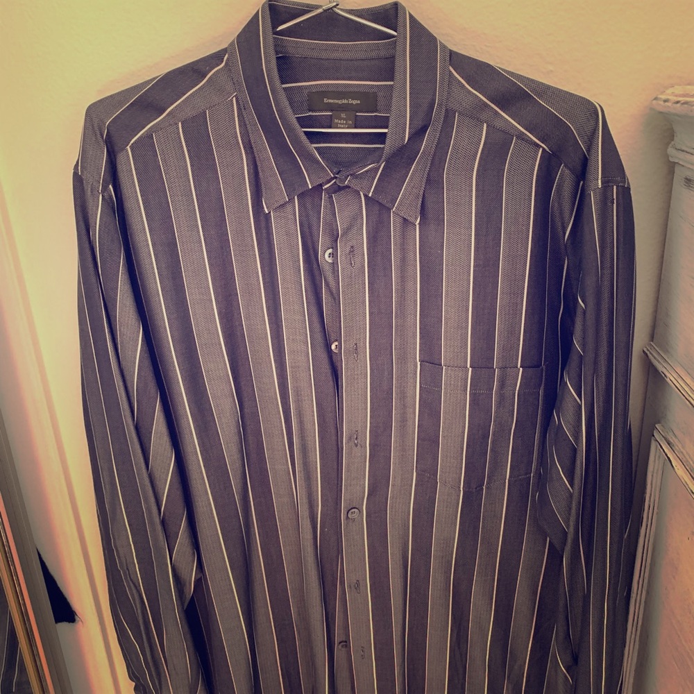 Ermenegildo Zegna Striped Dress Shirt